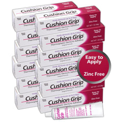 Cushion Grip Thermoplastic Denture Adhesive 1oz 12-pack – hero image