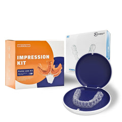 Front view of custom night guard designed for bruxism and teeth grinding