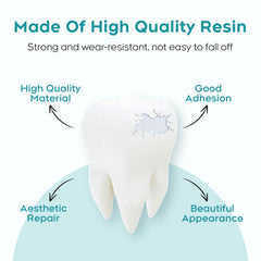 Customizable denture kit with moldable materials for a full or single denture.
