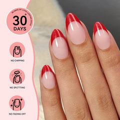 CUZIAM press on nails kit contents include glue file and stickers