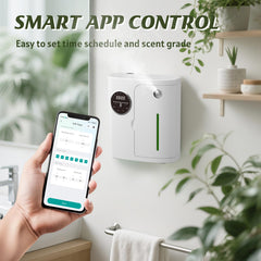 CVRAW waterless diffuser app control enables scheduling and remote fragrance management.