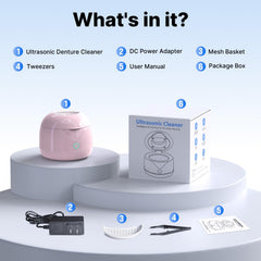 Gift-ready pink CXRUY cleaning device with packaging