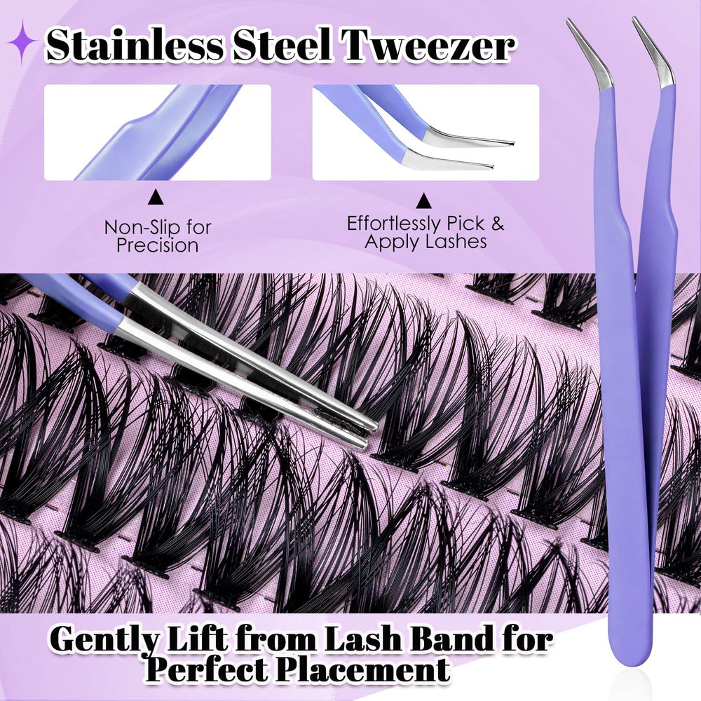 CyanoooGenesis all-in-one kit includes 640 clusters, glue, and tweezers.