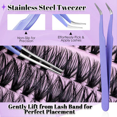 CyanoooGenesis all-in-one kit includes 640 clusters, glue, and tweezers.