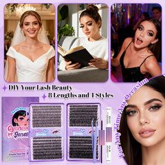CyanoooGenesis beginner-friendly DIY lash kit enables salon-style looks at home.