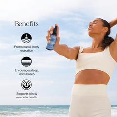 Back label showing ingredients and directions for CYMBIOTIKA Magnesium Oil Spray