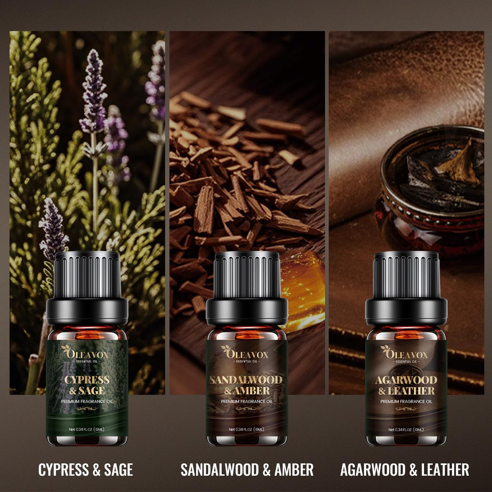 Cypress & Sage fragrance oil bottle (10ml)