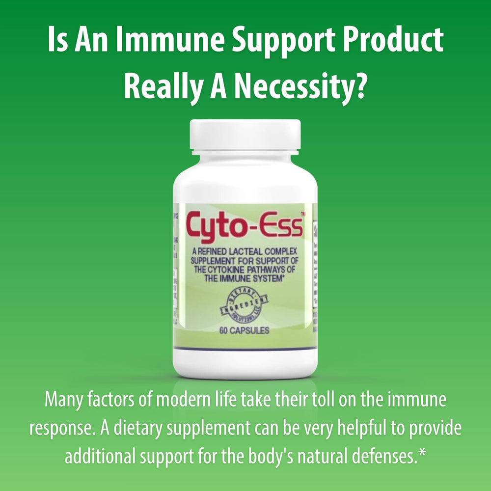 Nutrition facts panel for Cyto-Ess Immune Support