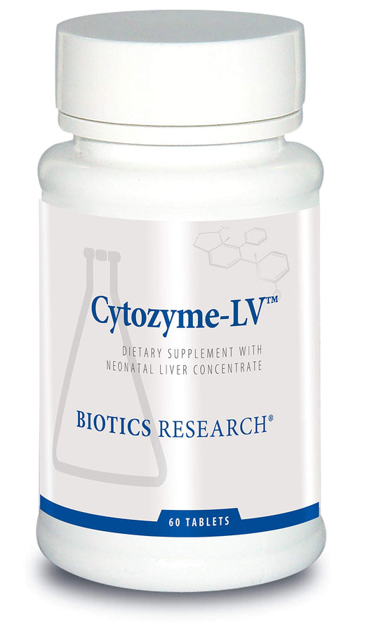 Biotics Cytozyme LV Neonatal Liver bottle label