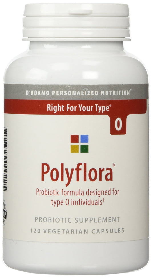 D'Adamo Polyflora O bottle label and bottle