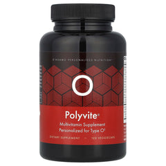 D'Adamo Polyvite O 120 VCaps bottle - front view