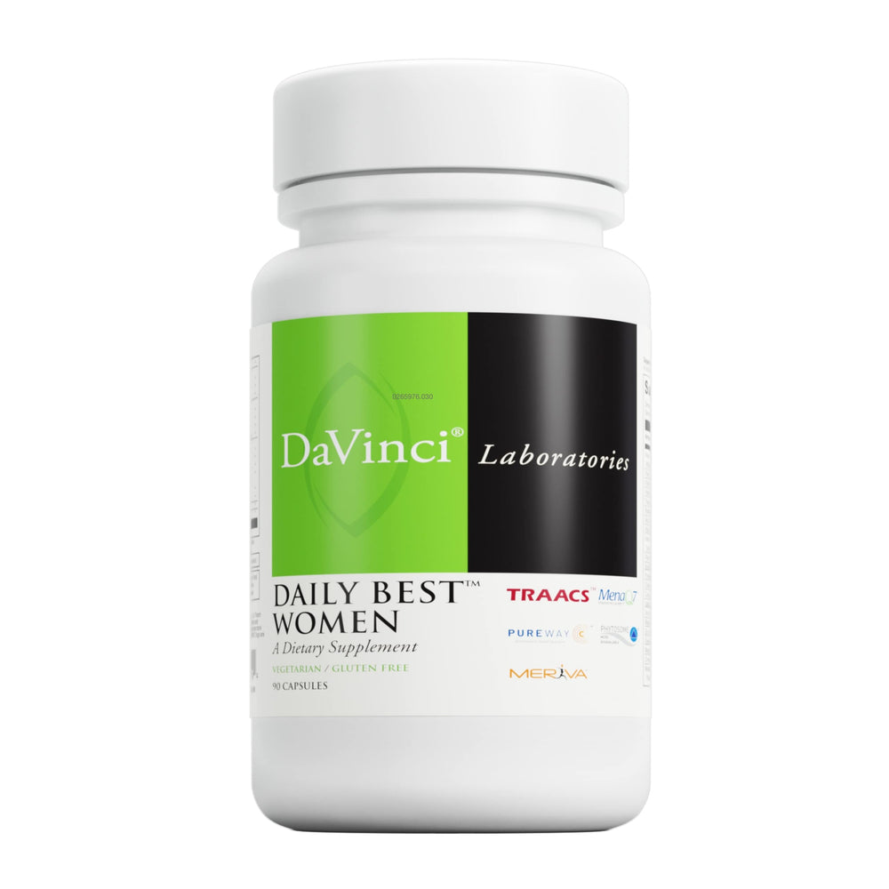 Front view of DA VINCI Labs Daily Best Women bottle