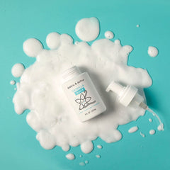 Vanilla foam close-up for 3-in-1 product