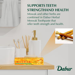 Dabur Fluoride-Free Toothpaste 100g packaging