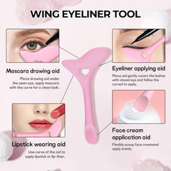DAGEDA eyeliner aid ergonomic edge supports easy alignment of lids and lashes