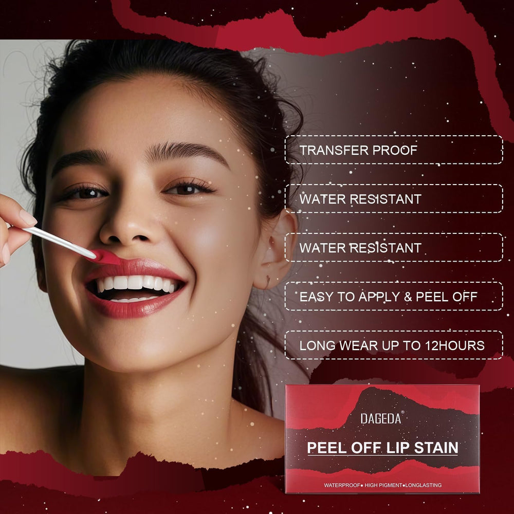 DAGEDA moisturizing lip oil pairing enhances comfort alongside stain.