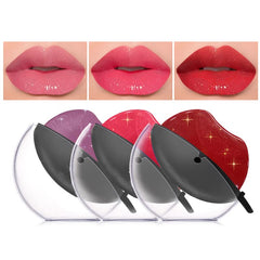 DAGEDA Pearl Lipstick shows lipshape design for quick, precise application.