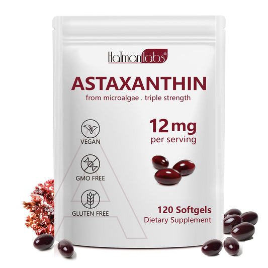 Daiasns Astaxanthin 12mg bottle front label