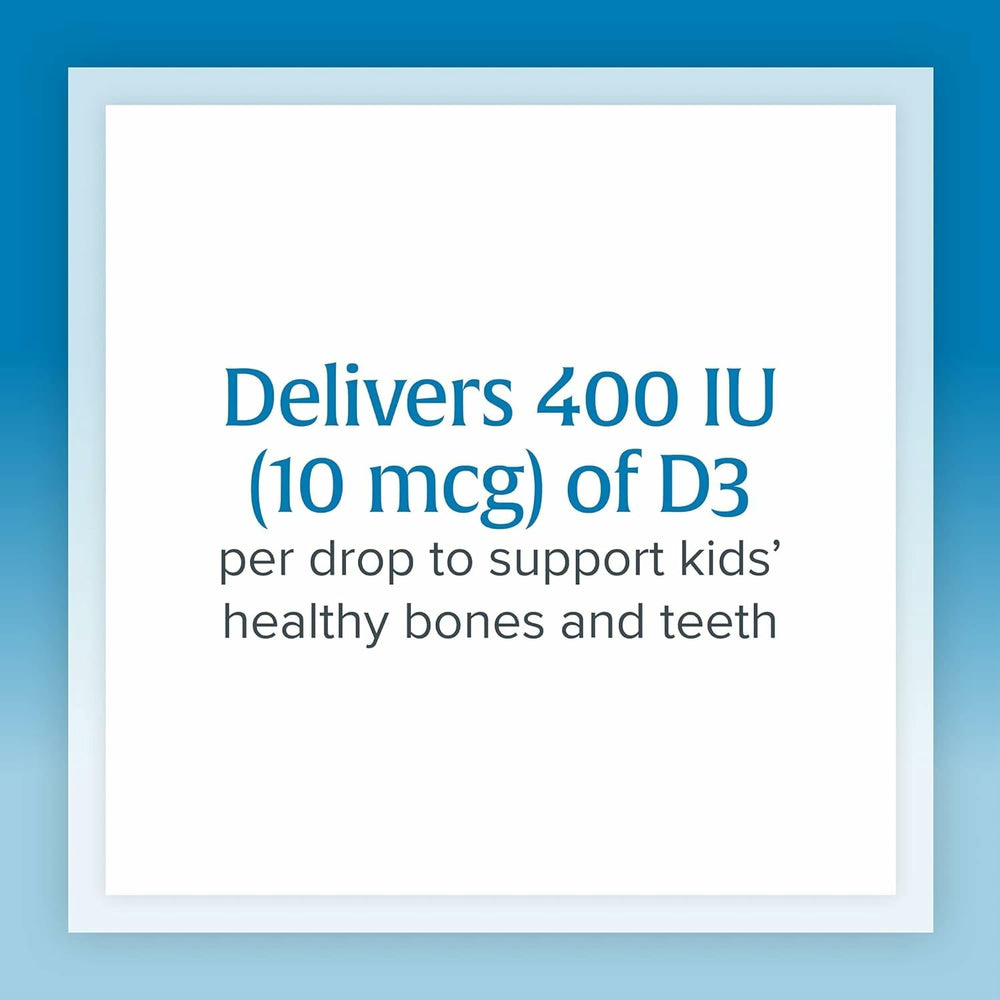 One daily drop of Vitamin D3 for kids