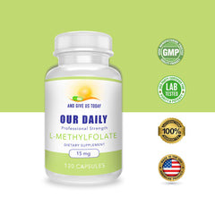 Close-up of 5-MTHF active folate formulation