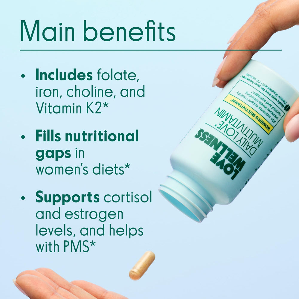 Daily Love Multivitamin front label for women