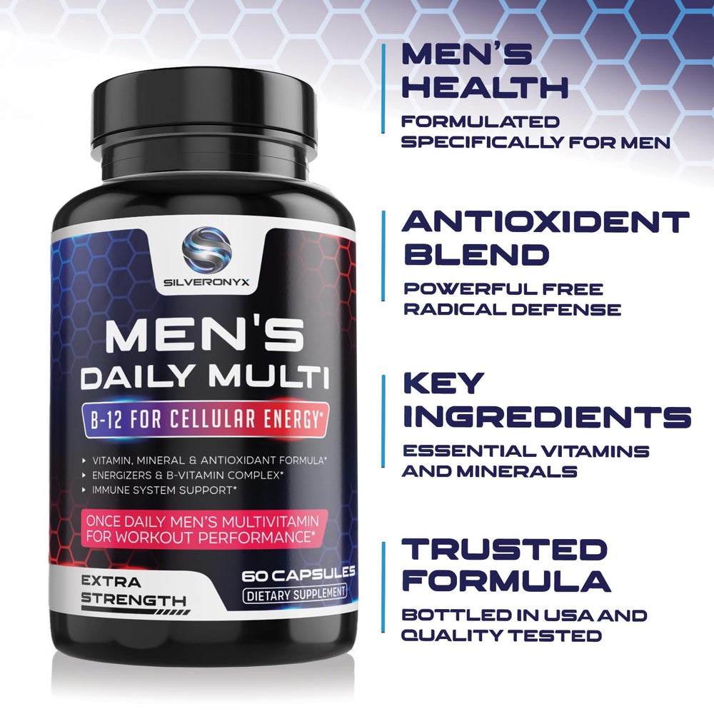 Daily men's multivitamin capsules