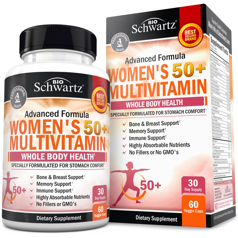 Bottle of Daily Multivitamin for Women 50+