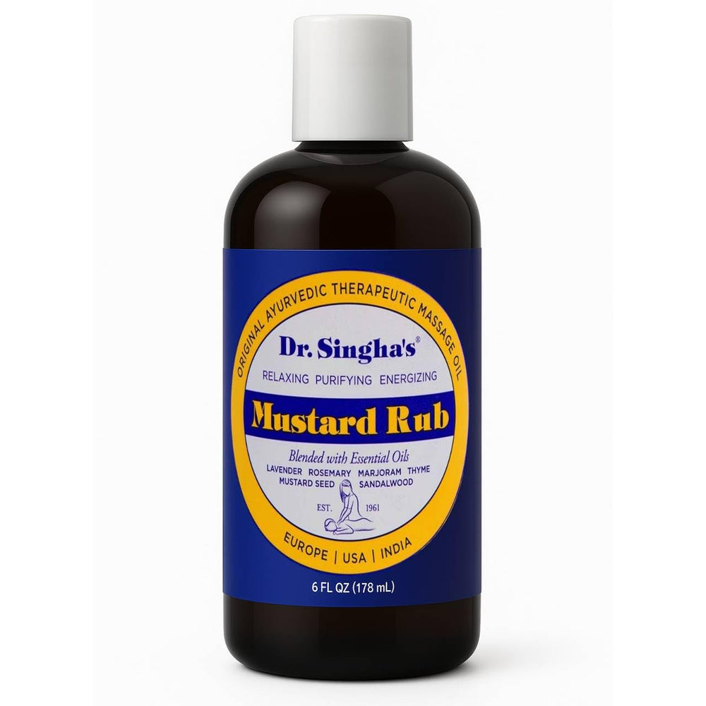 Daily self-care routine with massage oil