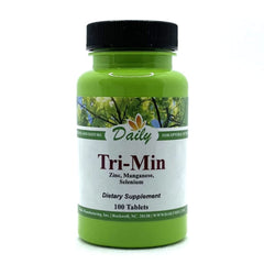 Front view of Daily Tri-Min bottle