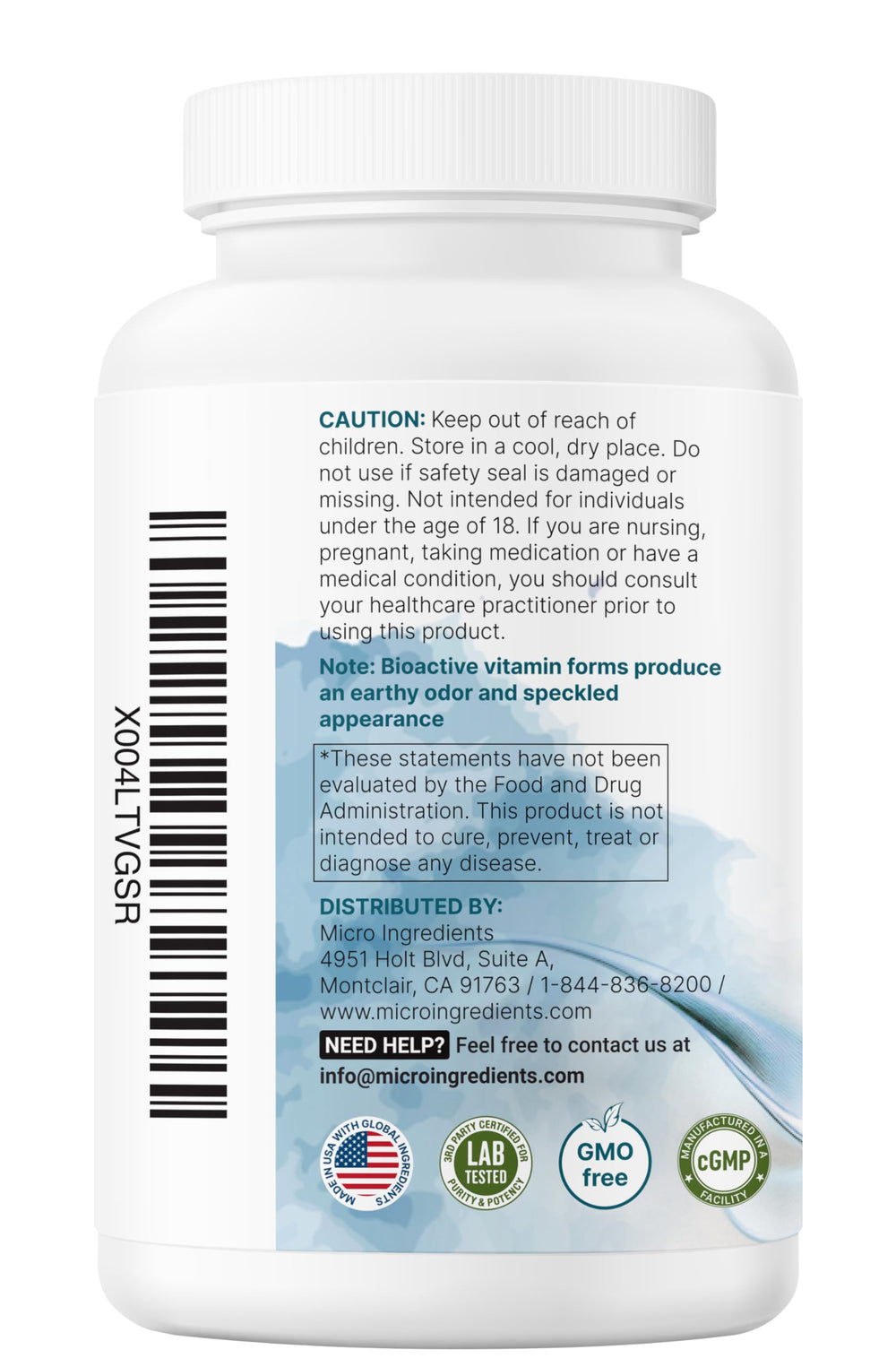 Daily-use B-complex with choline and inositol