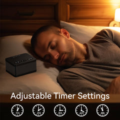 DailyBody Sound Machine timer settings displayed for easy scheduling.