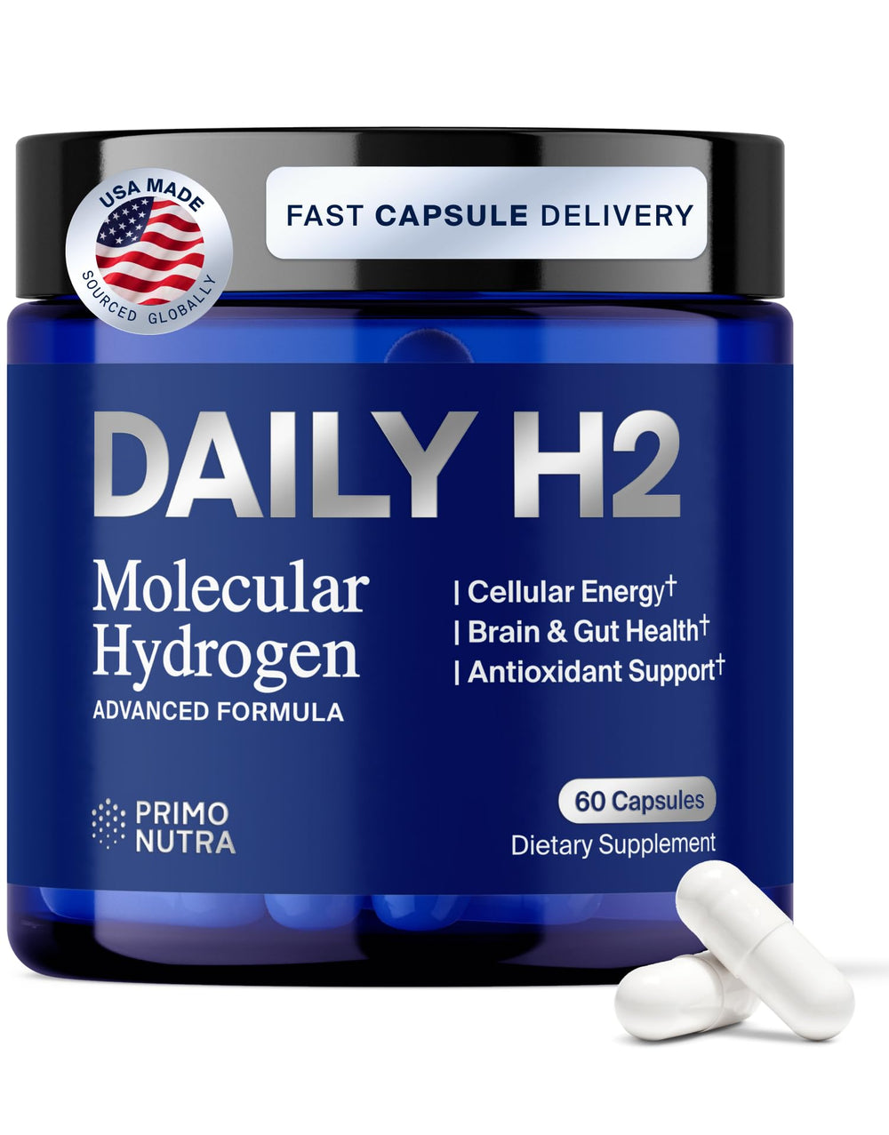 Hero image of DailyH2 molecular hydrogen capsules