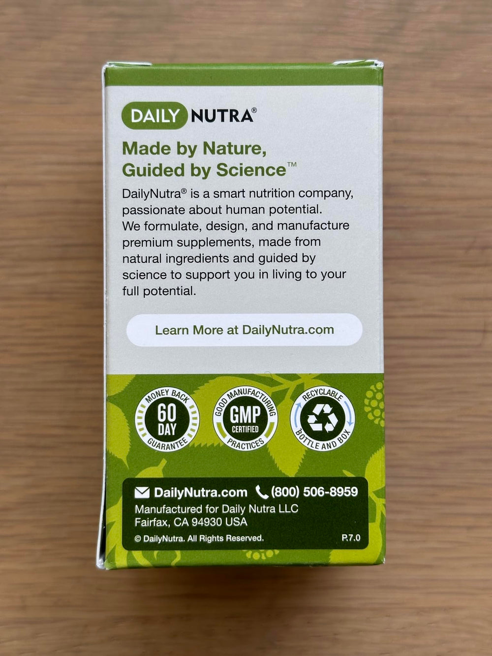 DailyNutra Herbal T 3-pack packaging