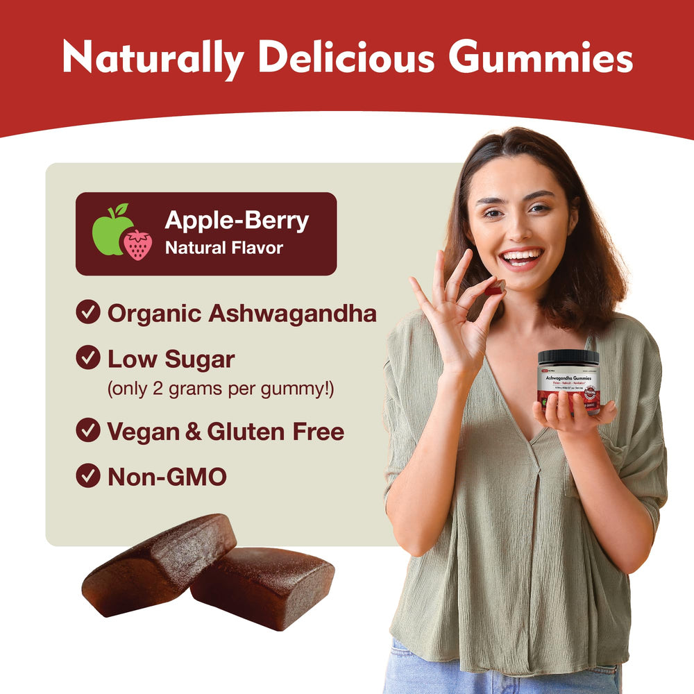 DailyNutra two gummies on a spoon illustrating the 600mg serving size