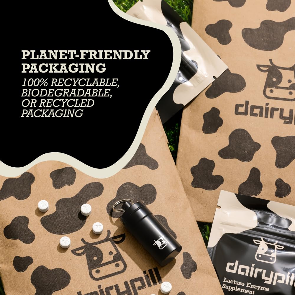 DairyPill compact, eco-friendly packaging for daily life