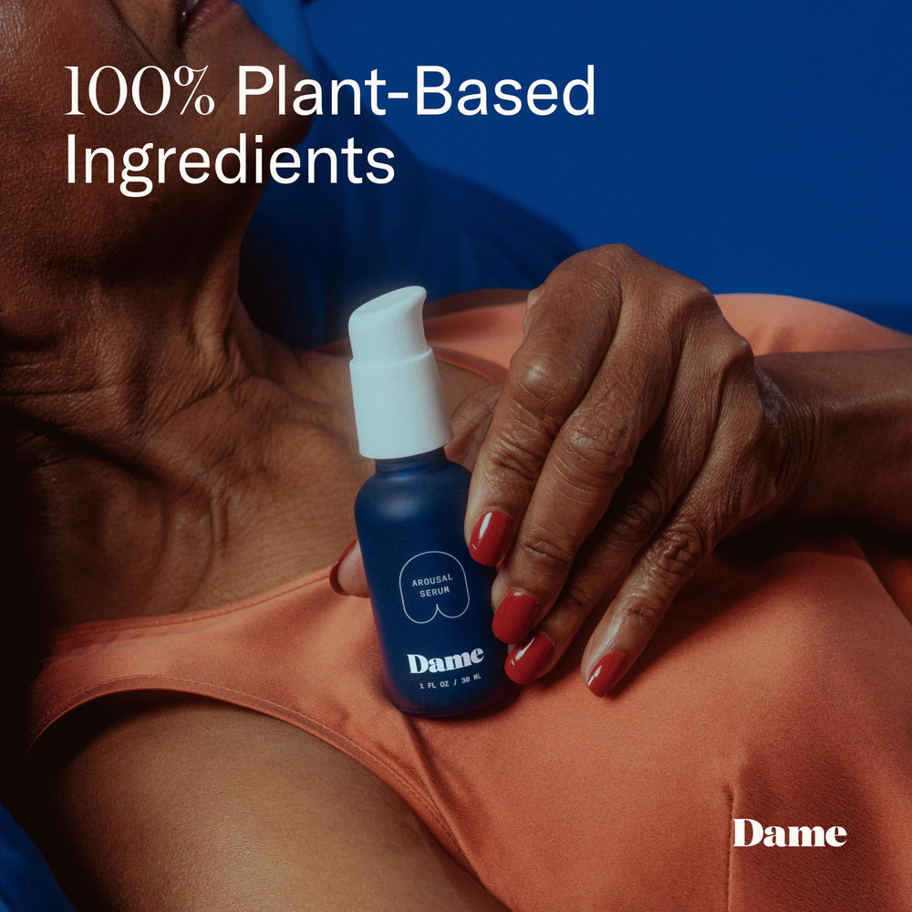 Edible massage oil texture shown on skin