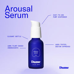 PH-balanced serum label close-up