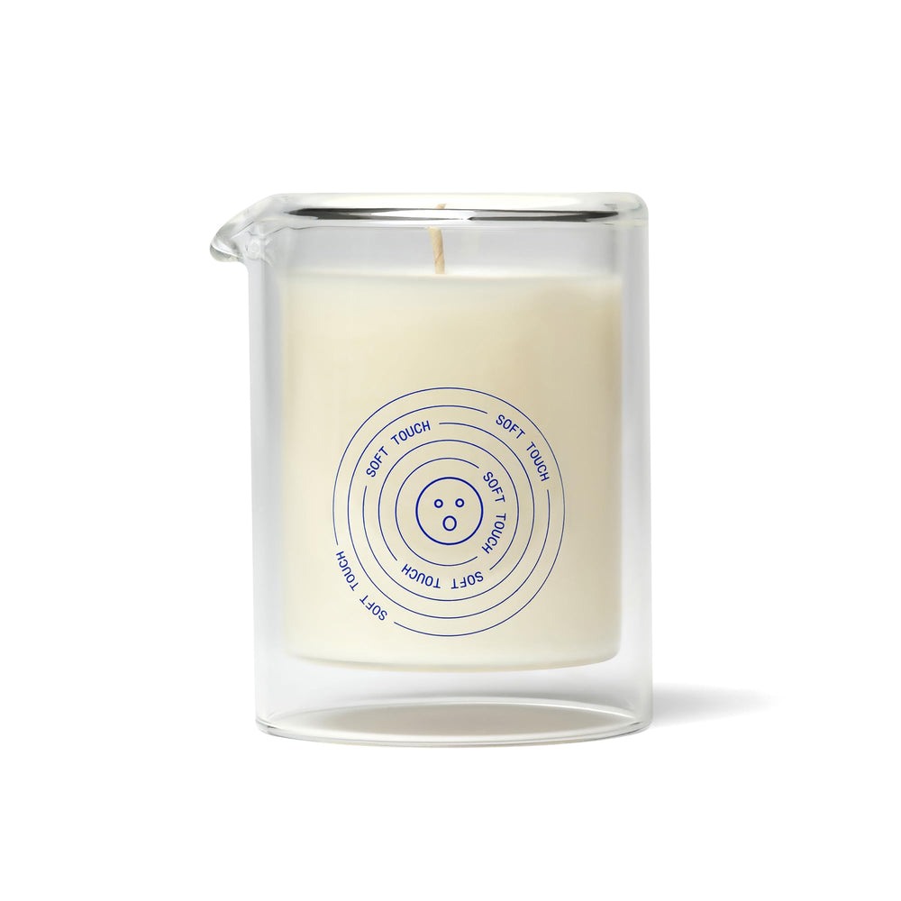 Dame Massage Oil Candle bottle and packaging