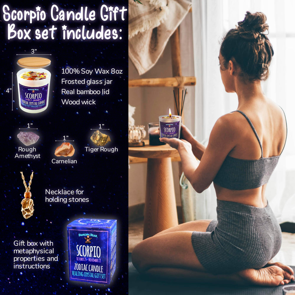 Three healing crystals for Scorpio: amethyst, carnelian, tiger eye