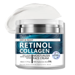 Danliss collagen retinol cream tube closeup showing smooth texture for daily use