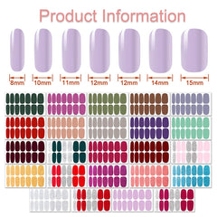 DANNEASY color swatch demonstrates easy adhesion and quick nail color options.