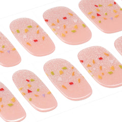DANNI & TONI Dreamscape Confetti nude wraps remove easily with wood stick