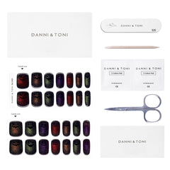 DANNI & TONI home manicure application for salon-like results at home.