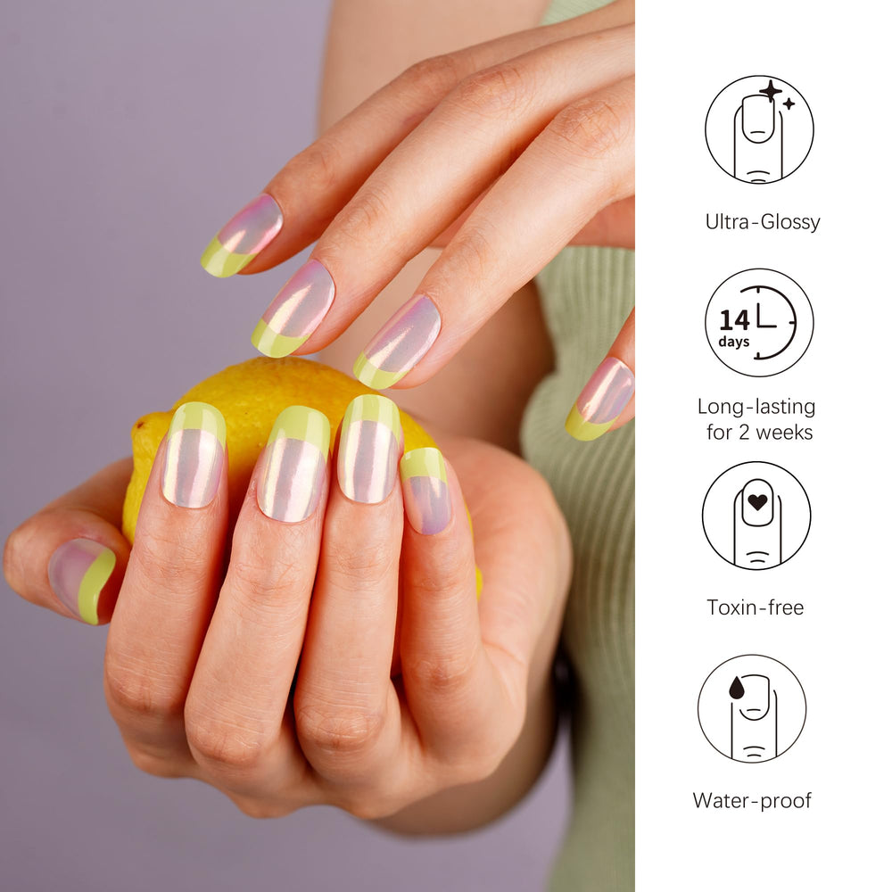 DANNI & TONI long-lasting gel wraps offering up to two weeks of wear.