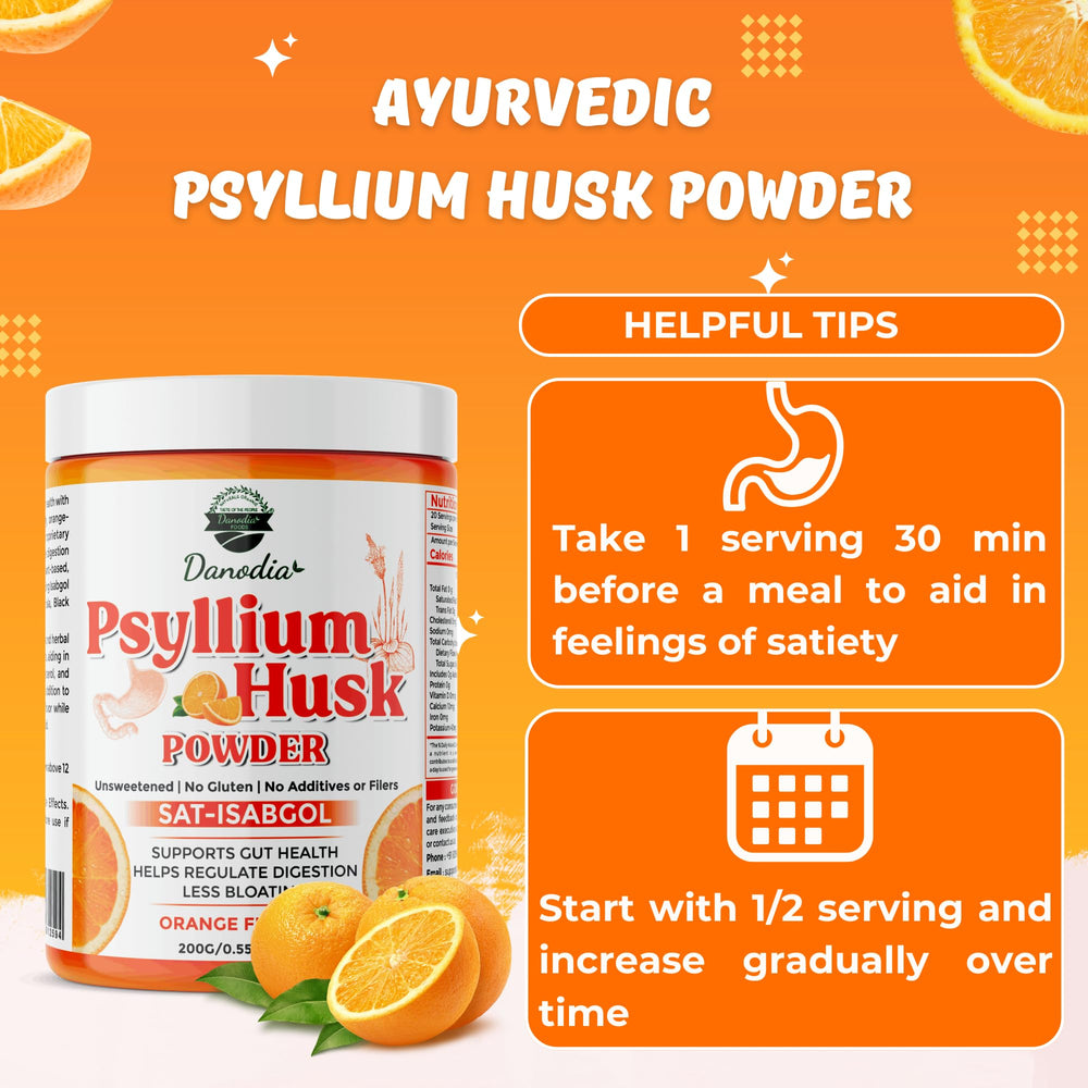 Danodia Foods Psyllium Husk Powder packaging with label