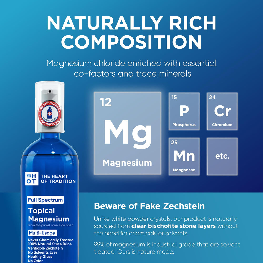 Dark cobalt blue glass bottle packaging to emphasize plastic-free option