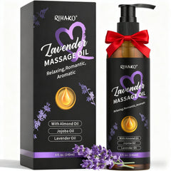 Date Night Lavender Body Massage Oil bottle 8 oz