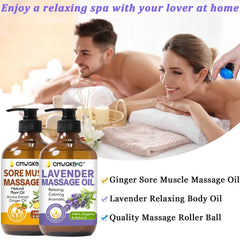 Date night massage oil for couples