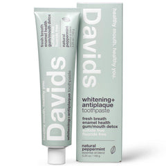 Davids Fluoride Free Toothpaste peppermint 5.25oz product image