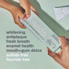 Highlight of plant-based ingredients and birch xylitol in the toothpaste